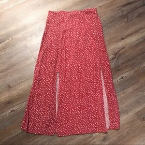 Floral American Eagle maxi skirt